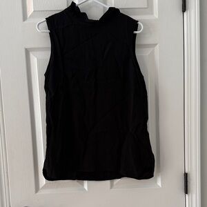 Massimo Dutti Black Sleeveless Tank Top